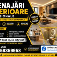 Amenajari interioare profesionale pentru apartamente, case si spatii comerciale